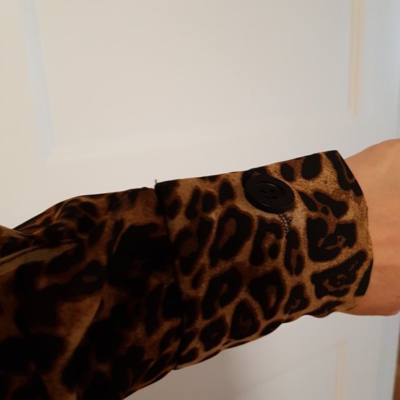 CARTISE Animal print Blouse, Sz M. - Picture 8 of 9